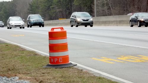 Lane closures are scheduled this week in the Sandy Springs-Dunwoody area. GEORGIA DEPARTMENT OF TRANSPORTATION