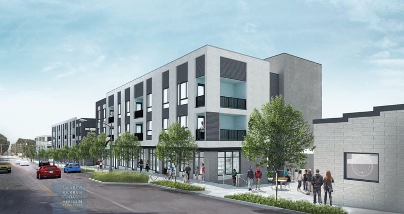 Rendering for a development at 1099 Boulevard SE.
