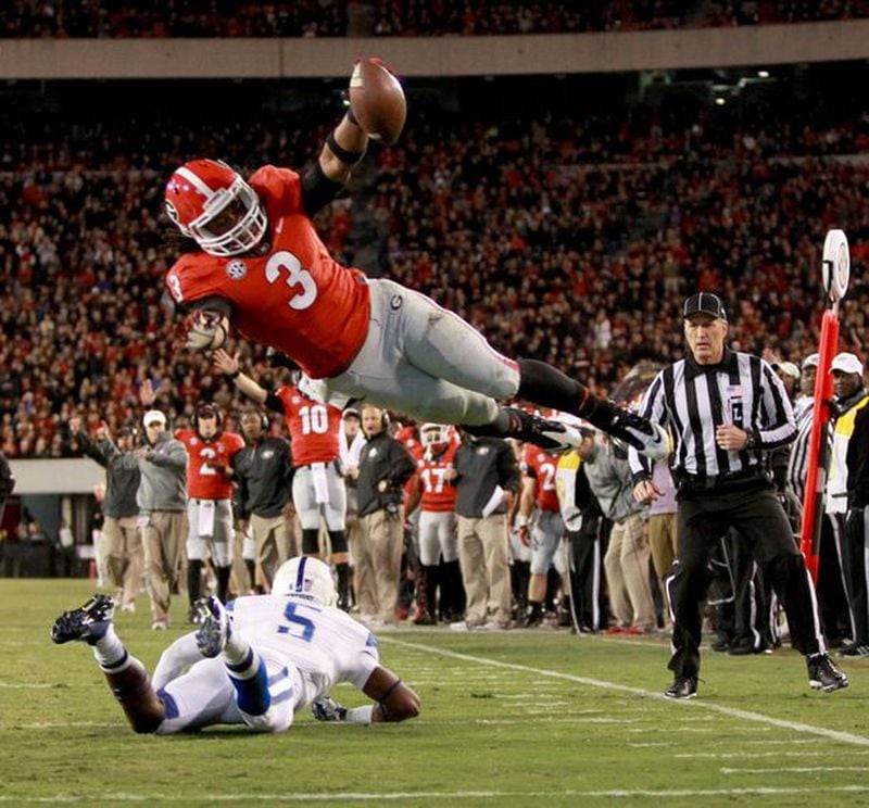 Todd Gurley will miss Kentucky, which won't be offended. (Jason Getz/AJC photo)
