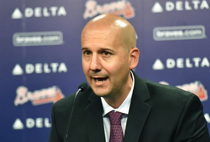 John Coppolella's first months as Braves GM have been eventful, to say the least. (Hyosub Shin/AJC photo)