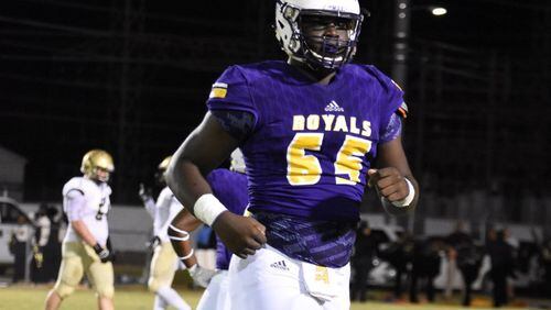 Bleckley County junior five-star tackle Amarius Mims. (Courtesy of Bleckley County)