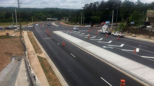 All four lanes of the newly widened Buford Highway (Ga. 20) in southeast Forsyth County will open to traffic May 25, state highway officials announced. GEORGIA DEPARTMENT OF TRANSPORTATION