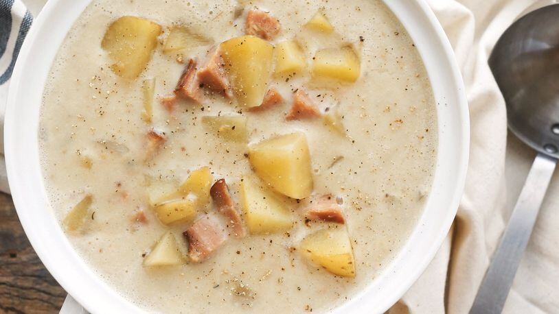 For this slow cooker soup from “The Weeknight Dinner Cookbook” by Mary Younkin, you’ll blend some of the potatoes and ham in a blender before adding back to the soup to finish cooking. Contributed by Mary Younkin