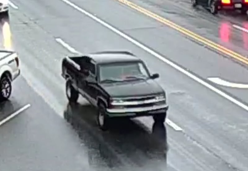 This truck, which is registered in DeKalb County, has been identified as being involved in a shooting death in Athens. It has a Georgia tag of RQA5585. (Photo: Athens-Clarke County Police Department)
