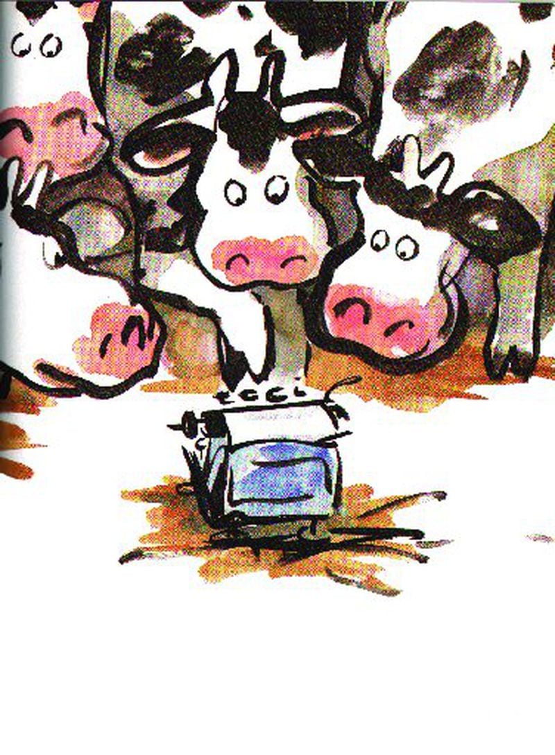 As part of its 2015-16 season, the Center for Puppetry Arts will mount a world premiere adaption of the popular children's book Click, Clack, Moo: Cows That Type. The run is June 9-July 26. CONTRIBUTED BY CENTER FOR PUPPETRY ARTS