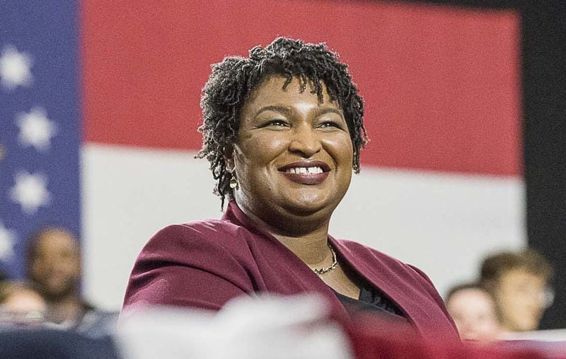 With an eye on the Democratic nomination for vice president, Stacey Abrams has tried to lay out a vision for foreign policy, addressing what many observers would perceive as a weak spot on her resume. (ALYSSA POINTER/ALYSSA.POINTER@AJC.COM)