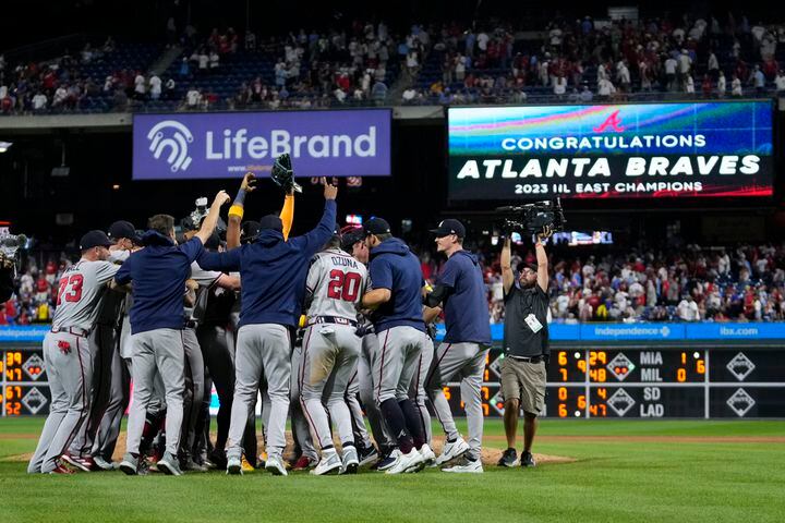 Photos: Braves celebrate as East Division champions