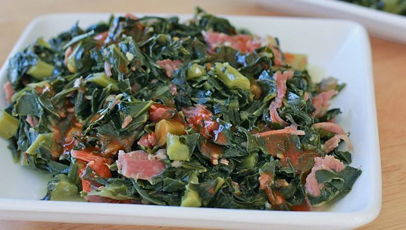 Soul food collard greens might be a great recipe to prepare with your more advanced junior chefs.