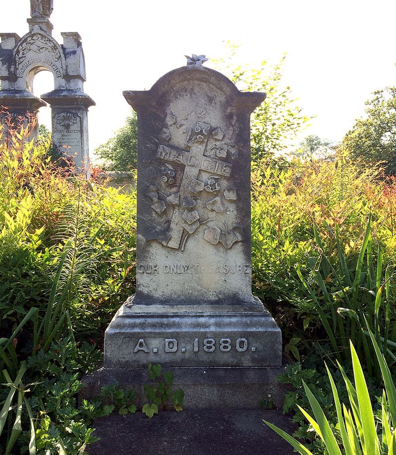 Opera star Maggie Chapman's grave is visited as part of Oakland Cemetery's History, Mystery and Mayhem tour.