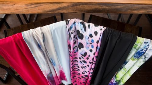Mary-Cathryn Kolb and Tosha Hays, former Spanxs executives, have developed a new textile technology called Brrr! This soft fabric is cooling, moisture wicking, offers UV protection and is fashionable. (Jenni Girtman/ Atlanta Event Photography)