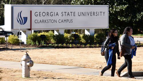 Students walk on Georgia State University Clarkston Campus in this AJC file photo.  HYOSUB SHIN / HSHIN@AJC.COM