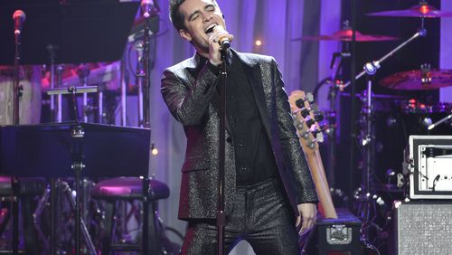 In this Feb. 11, 2017 file photo, Brendon Urie of Panic! at the Disco performs at the Clive Davis and The Recording Academy Pre-Grammy Gala in Beverly Hills, Calif. Photo: AP