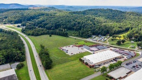 This aerial view shows the Branson Tractors/TYM factory grounds in Rome, Georgia. The company announced a $20 million investment in May 2022 that will include a new 142,500-square-foot facility off Cedartown Highway in Floyd County. (Photo Contributed by TYM)