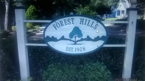 Hearings will be held Monday and March 8 on the possible designation of the Forest Hills Historic District in Marietta. Courtesy of Marietta