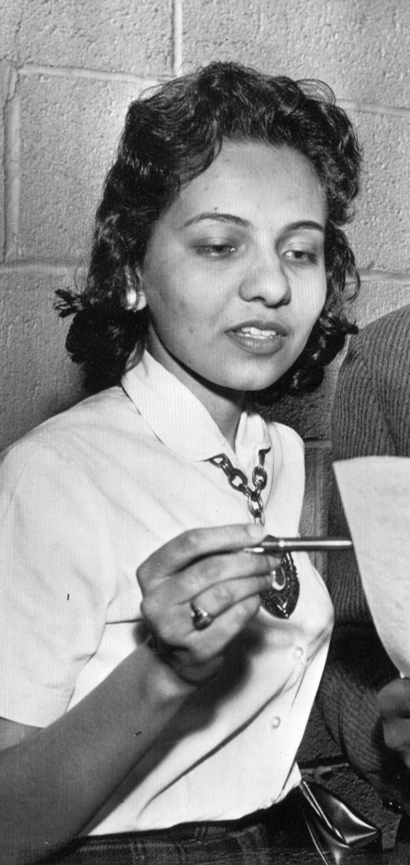 Diane Nash, a leader in the Nashville group which sent "Freedom Riders" to Alabama in 1960. Nash was coordinator of the central committee of the Nashville Student Non-Violence Movement. Photo made April 10, 1960. (AP Wirephoto)