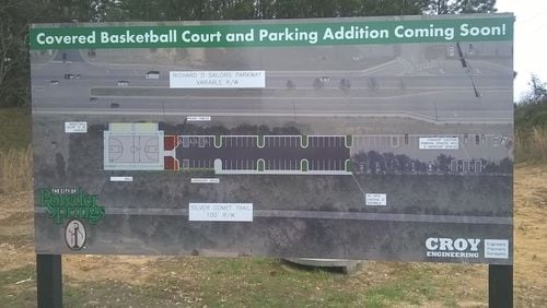 A new covered basketball court is one of the reasons most Powder Springs officials voted in favor of creating a Parks and Recreation Department. Carolyn Cunningham for the AJC
