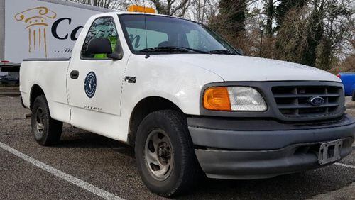A city-owned 2004 Ford F150 pickup truck with 151,000 miles is among the items Canton wants auctioned off as surplus. CITY OF CANTON