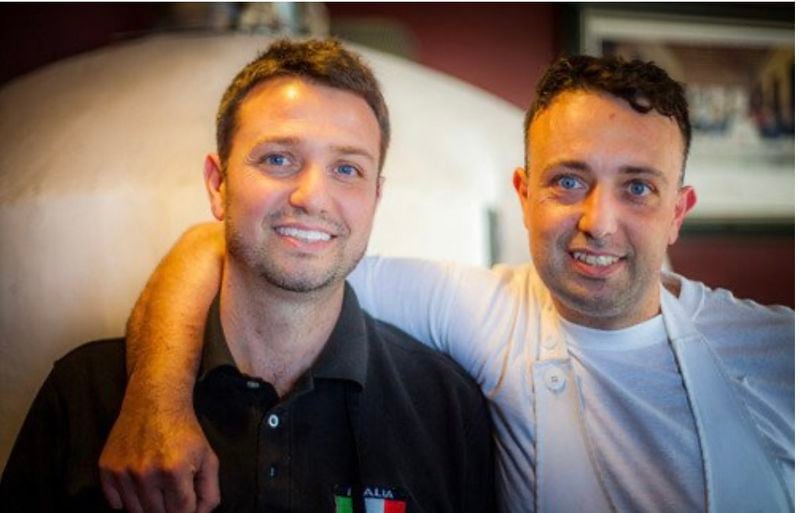 Brothers Daniele and Ambrogio Florio worked in many pizzerias in their native Naples before opening Sapori di Napoli in Decatur. Courtesy of Daniele Florio