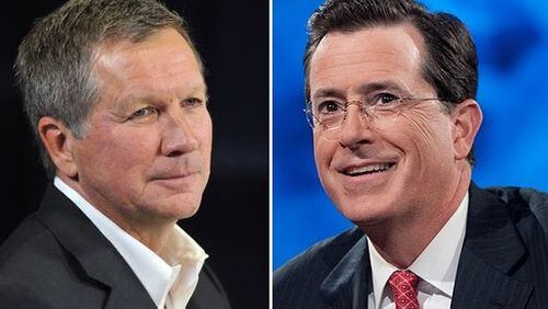 Ohio Gov. John Kasich was a guest on the Late Show with Stephen Colbert.
