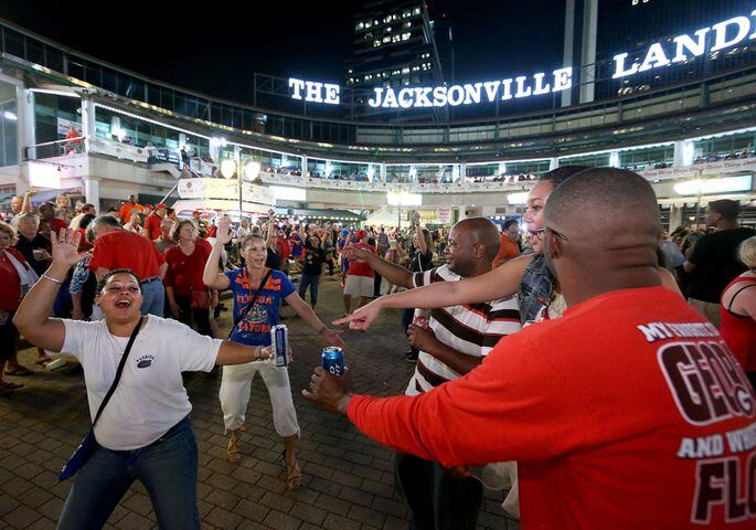 Photos: UGA fans at Jacksonville Landing through the years