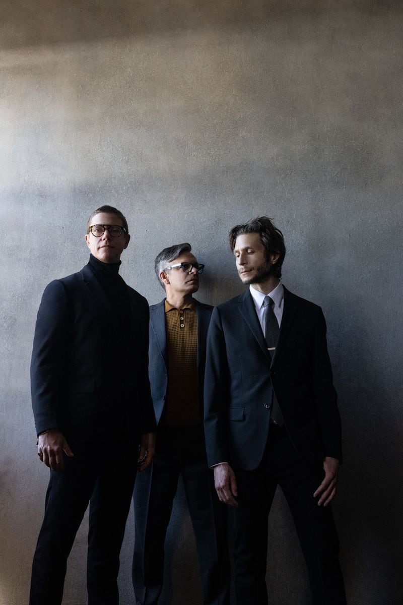Indie rock group Interpol is set for a Shaky Knees Festival appearance on May 3. The group includes (from left) Paul Banks, Sam Fogarino and Daniel Kessler. Courtesy of Ebru Yildiz