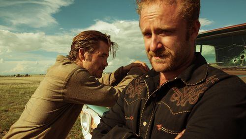 Chris Pine (left) and Ben Foster star in “Hell or High Water” directed by David Mackenzie. Lorey Sebastian/CBS Films/TNS