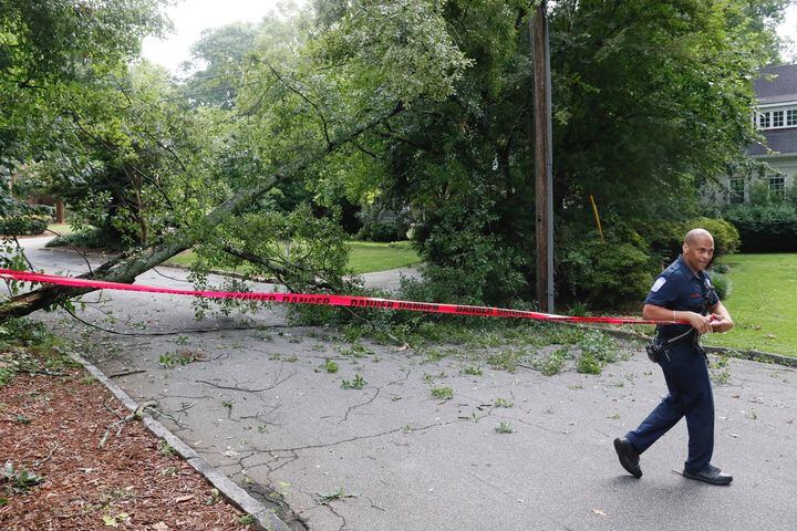 PHOTOS: Trees down after storms in metro Atlanta