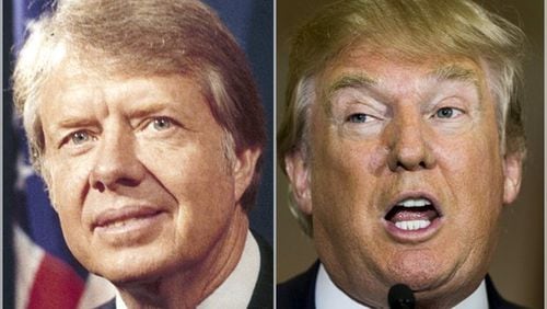 Jimmy Carter and Donald Trump.