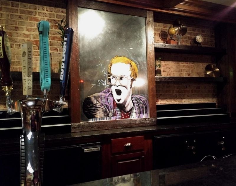  The upstairs "Elton bar" at the Buckhead Theatre. Photo: Melissa Ruggieri/AJC