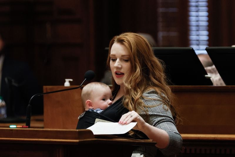 State Rep. Lauren Daniel, R-Locust Grove, passed her bill to hike the fine for illegally passing a stopped school bus.