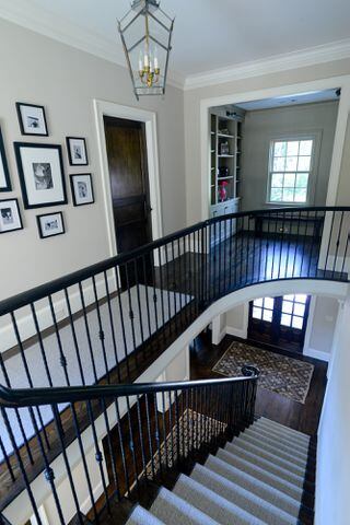 Original staircase retained during renovations
