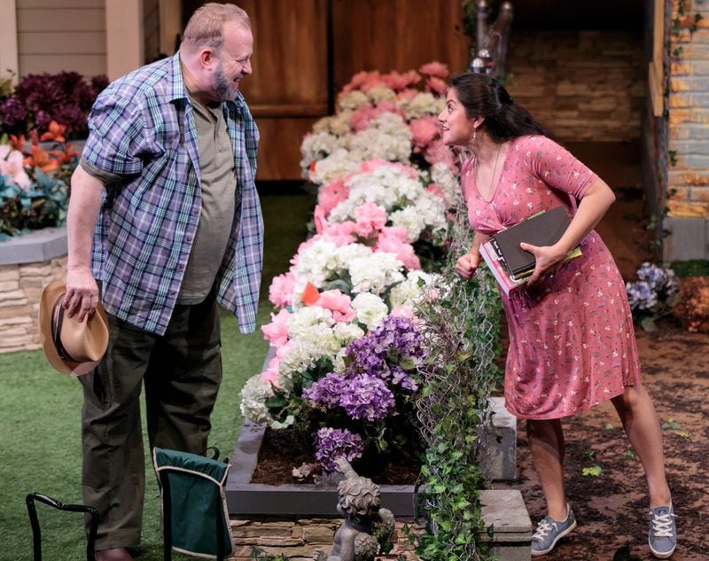 Aurora Theatre’s comedy “Native Gardens” features Bart Hansard and Fedra Ramirez-Olivares. CONTRIBUTED BY DANIEL PARVIS