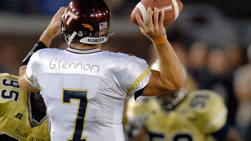 2007: Virginia Tech 27, Georgia Tech 3 -- Notable about this game, Virginia Tech quarterback Sean Glennon (7) wore a doctored Georgia Tech jersey after his - and that of three other Virginia Tech players - was stolen prior to the game at Bobby Dodd stadium.