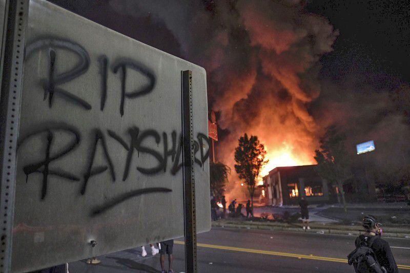 The Wendy's location where Rayshard Brooks was killed was later destroyed during a protest.