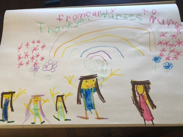 Art from the Heart: AJC employees’ kids thank the front line