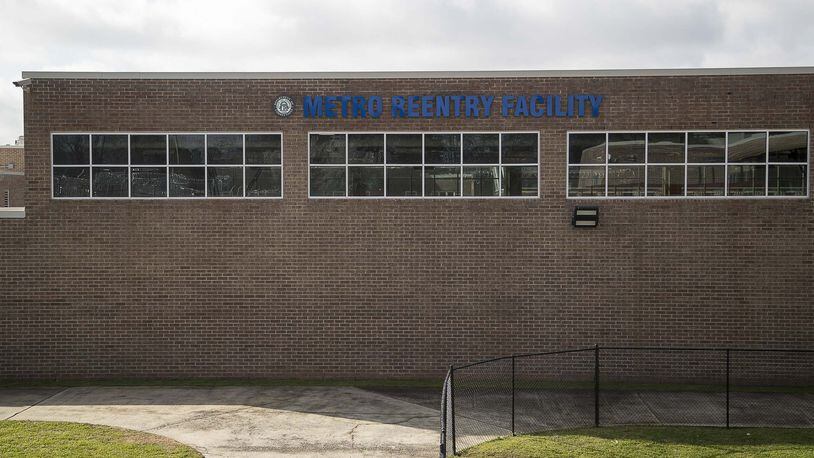 The exterior of the Metro Reentry Facility, part of the Georgia Department of Corrections, in south DeKalb County. Entry-level guards at such facilities could see a 10% raise under the budget proposed by Gov. Brian Kemp. (ALYSSA POINTER/ALYSSA.POINTER@AJC.COM)