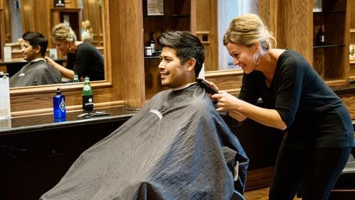 This men's salon offers more than just haircuts.
Courtesy of Boardroom Salon for Men