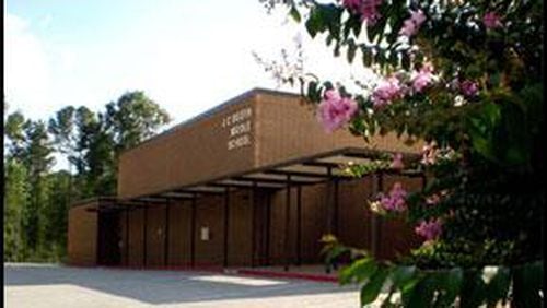 Peachtree City’s J.C. Booth Middle School has about 1,200 students compared to 800-900 at the other Fayette middle schools. Courtesy Fayette County Board of Education