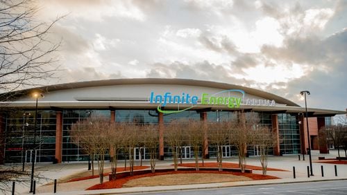 Infinite Energy Arena in Duluth holds about 13,000 and in recent years has hosted concerts from such heavyweights as U2, Paul McCartney and Roger Waters.