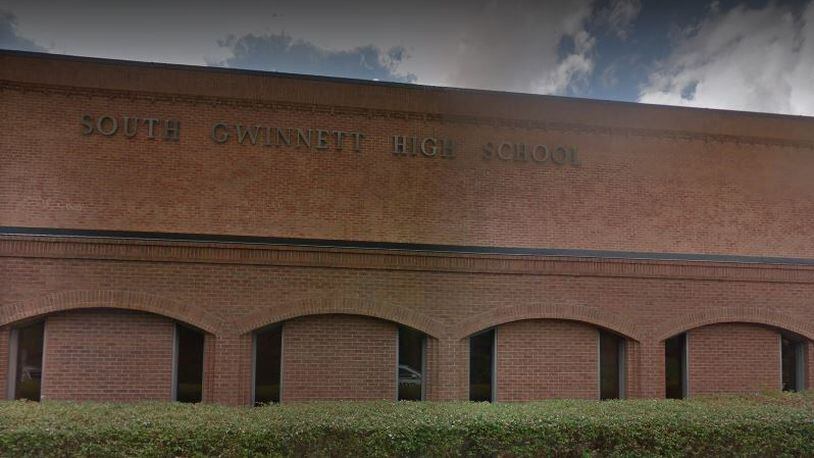 South Gwinnett High School in Snellville is one of the meeting points for a motorcade event Saturday. CONTRIBUTED AJC FILE PHOTO