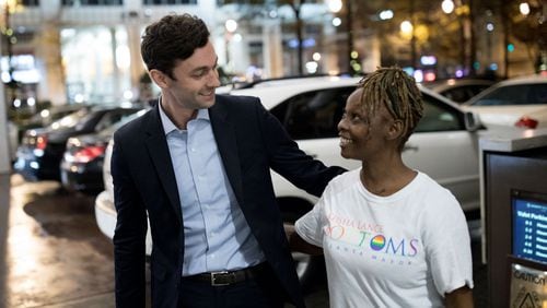 Jon Ossoff announced Friday on Twitter that “this is not the moment” for another run for Congress. Last year, Ossoff raised nearly $30 million in a special election in Georgia’s 6th Congressional District. Karen Handel won that race, the most expensive U.S. House contest in history. BRANDEN CAMP/SPECIAL