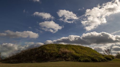 One of the thousand-year-old earthworks at Ocmulgee Mounds National Historical Park in Macon, Ga., Nov. 30, 2022. Macon is on The New York Times’ 52 Places to Go in 2023 list. (Robert Rausch/The New York Times)