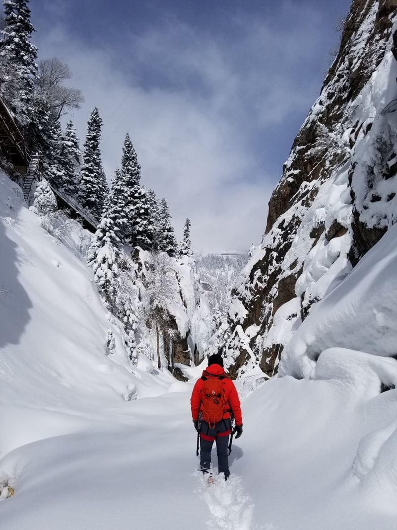After returning from Argentina, Jermaine Middleton, 31, of Austell, headed to Ouray, Colorado, for ice climbing. Middleton has been training to climb Mount Everest in the hopes of becoming the first American-born black man to scale the highest peak above sea level. CONTRIBUTED BY JERMAINE MIDDLETON