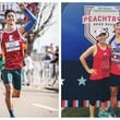 Kevin Khoo is the leader in the Peachtree Invite Challenge, a contest to see who can recruit the most runners to the AJC Peachtree Road Race. He's seen at right with wife Jean Khoo. PHoto: Kevin Khoo