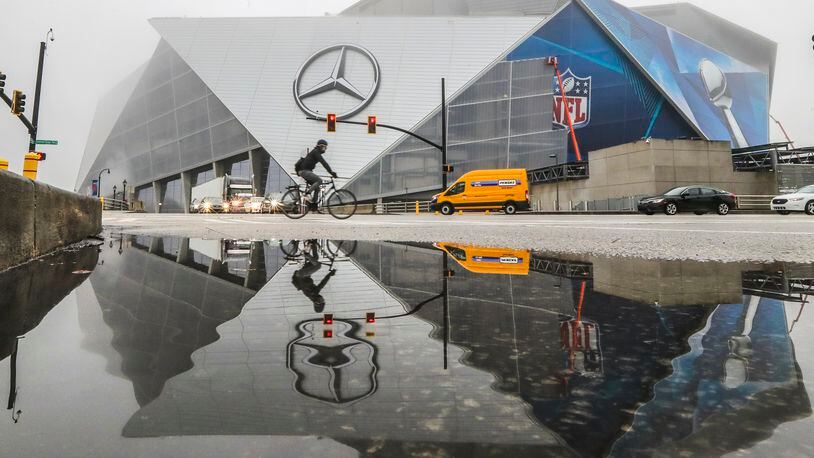Mercedes-Benz Stadium on Friday, January 18, 2019.