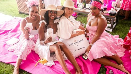 Attendees enjoy day in the park with wine at Celebrez en Rose in Atlanta in 2019. Courtesy of The Spears Group