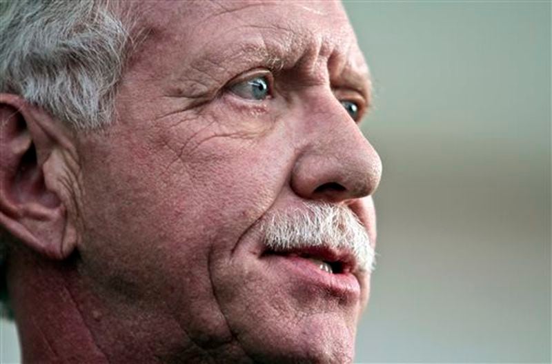 Captain Chesley "Sully" Sullenberger III, who safely piloted U.S. Airways Flight 1549 with155 passengers and crew to a water landing 5 years ago, said he opposes President Trump’s nominee for the FAA. (AP Photo/Bebeto Matthews)