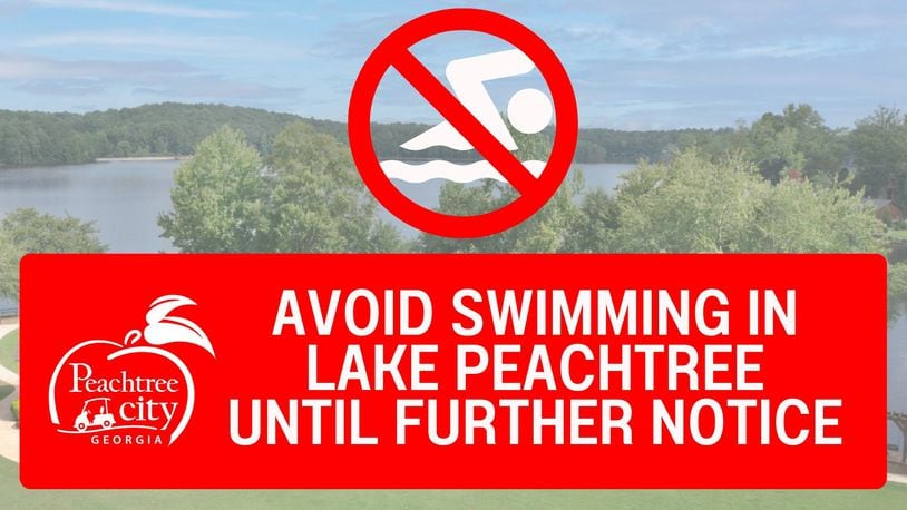 Højttaler Arab krølle Avoid Lake Peachtree due to algae blooms