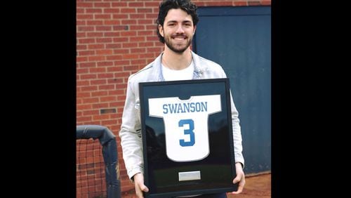 Marietta High School has retired the baseball number of Dansby Swanson, former Blue Devil and Atlanta Braves shortstop.