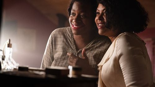 Fantasia Barrino, left, and Taraji P. Henson in "The Color Purple." Henson can boast an impressive list of accomplishments. But it isn't her acting prowess that made recent headlines. CREDIT: Ser Baffo/Warner Bros. Pictures